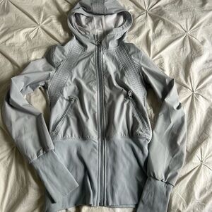 Ivivva Teens Light Gray Hooded Jacket